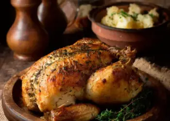 classic easter sunday roast chicken