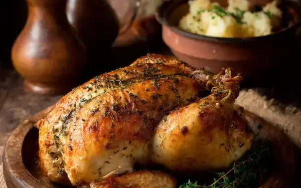 classic easter sunday roast chicken