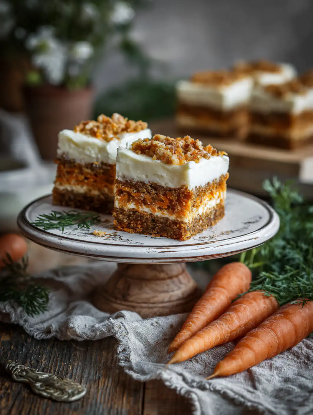 Cream Cheese Bars Carrot Cake