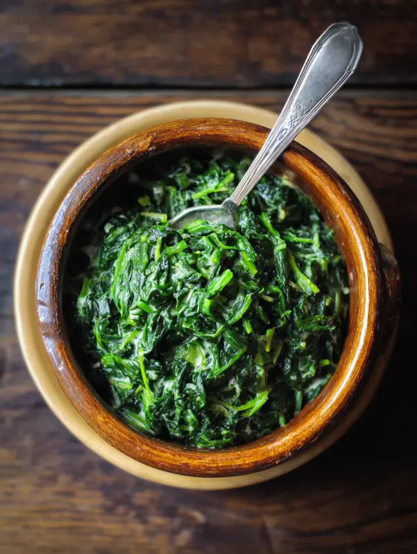 Creamed Spinach – Steakhouse-Style Easy Side Dish