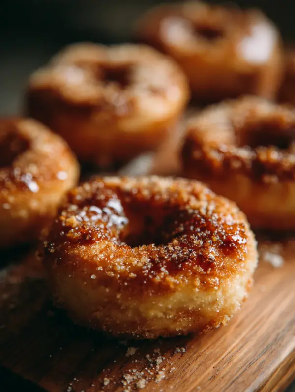 Creme Brulee Donuts – Custard-Filled Donuts with Burnt Sugar Top
