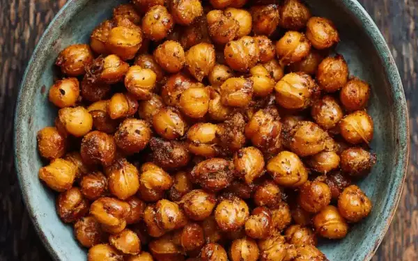 crispy air fryer chickpeas