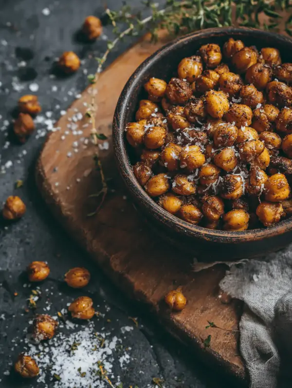 card recipe ingredients and instructions crispy air fryer chickpeas