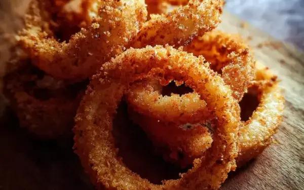 crispy onion rings