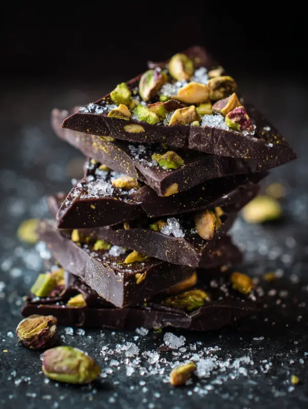 Why you'll love dark chocolate bark with sea salt and pistachios