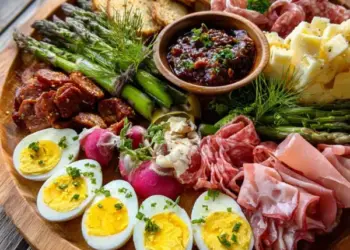 easter charcuterie board