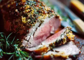 easter leg of lamb with herb crust