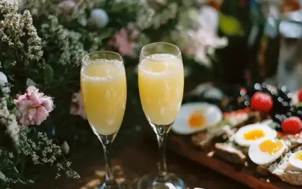 easter mimosa bar