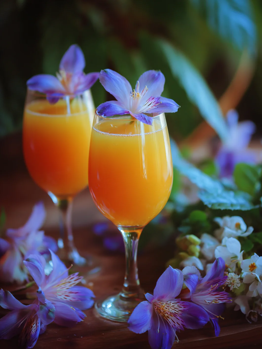 card recipe ingredients and instructions easter mimosa bar