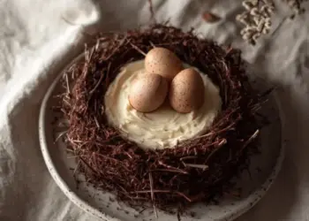 easter nest cake