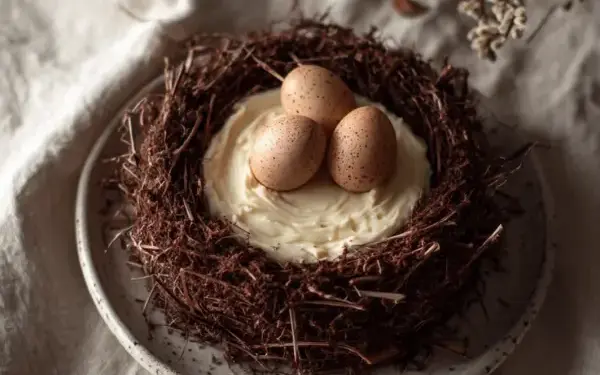 easter nest cake