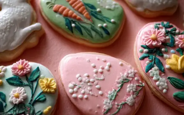 easter sugar cookies with royal icing