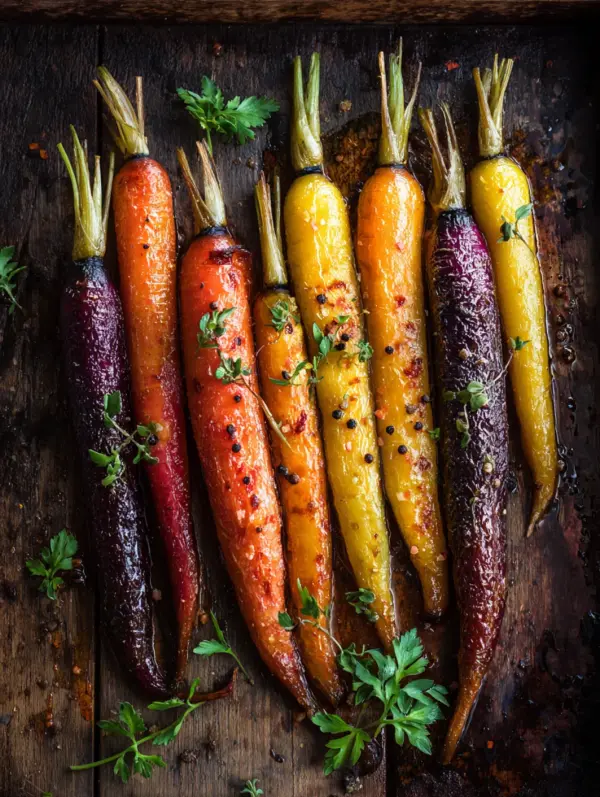 Why you'll love roasted rainbow carrots with honey glaze