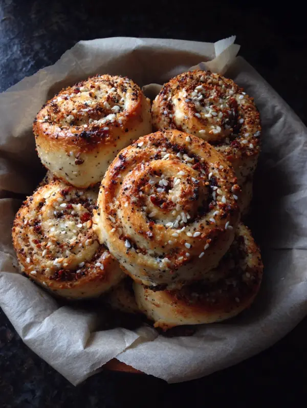 Everything Bagel Pinwheels