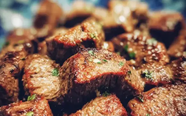 garlic butter steak bites