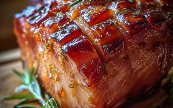 glazed easter ham