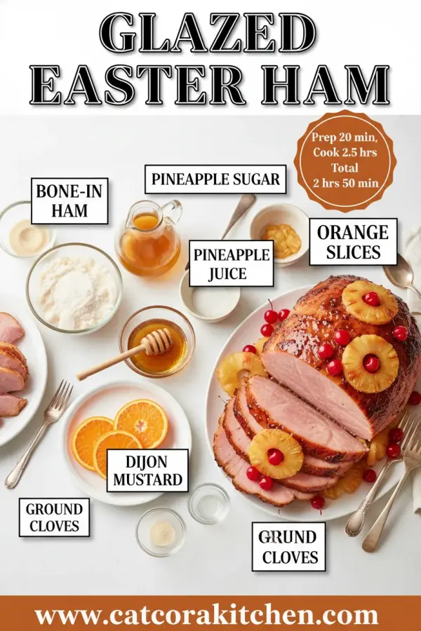Glazed easter ham ingredients