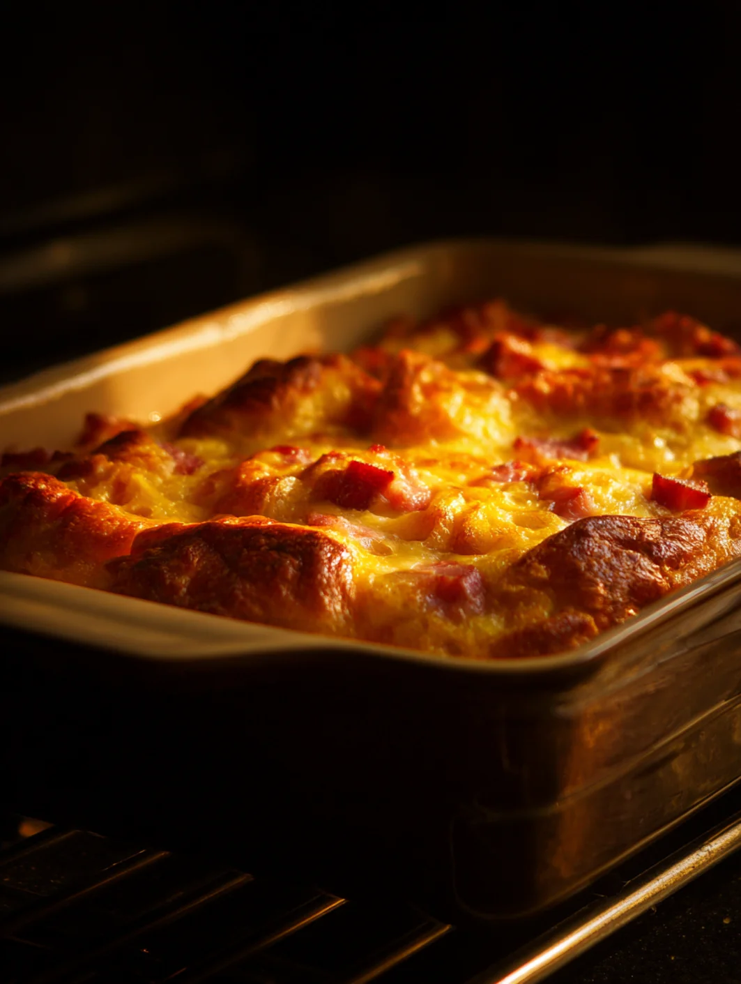 Ham and Cheese Breakfast Casserole – Easy Make-Ahead Bake