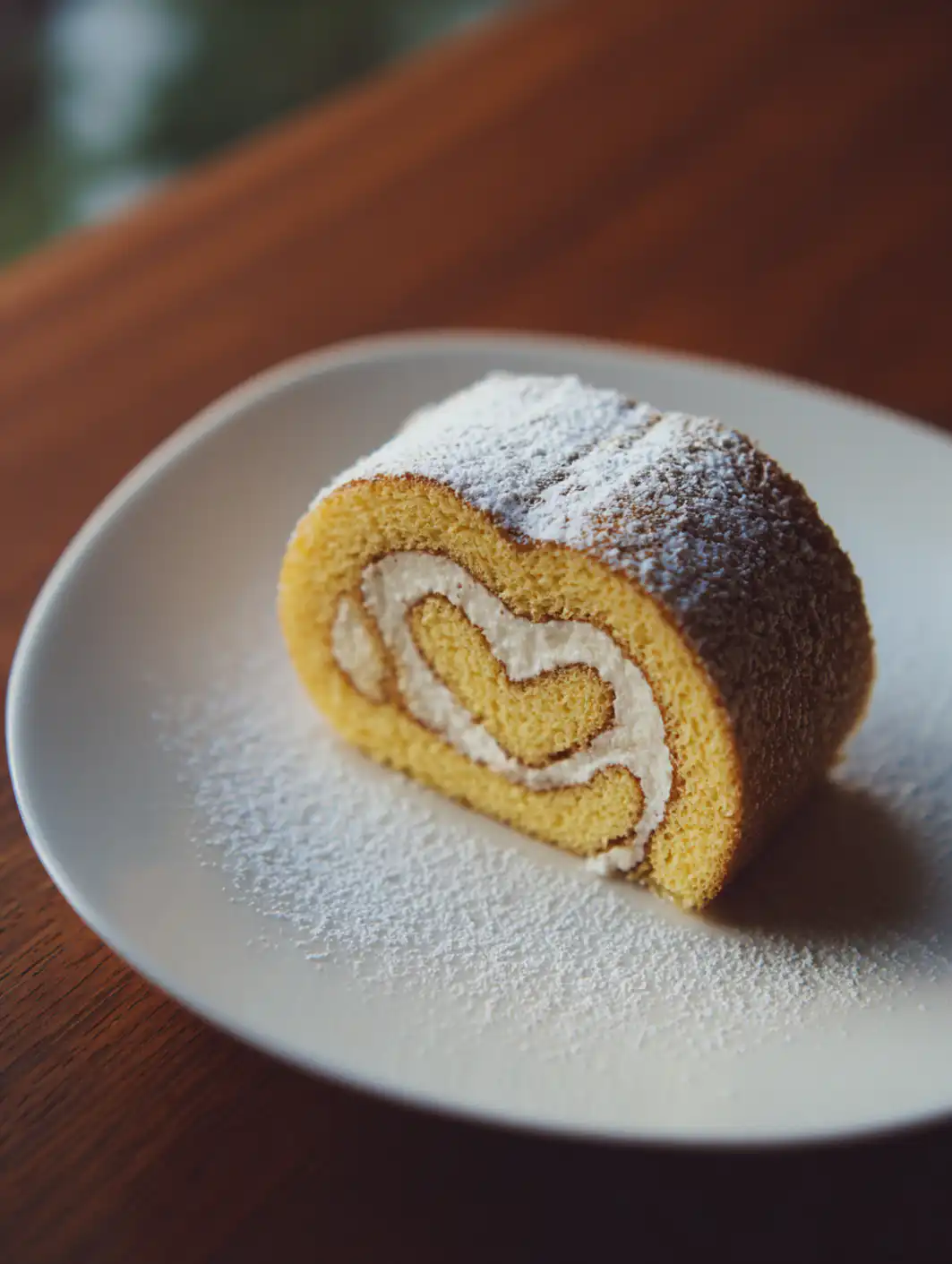 card recipe ingredients and instructions heart-shaped Swiss roll