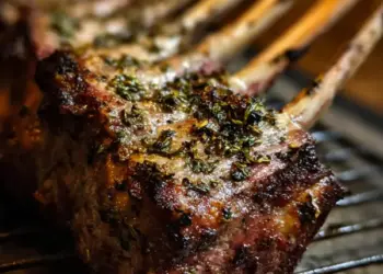 herb-crusted rack of lamb