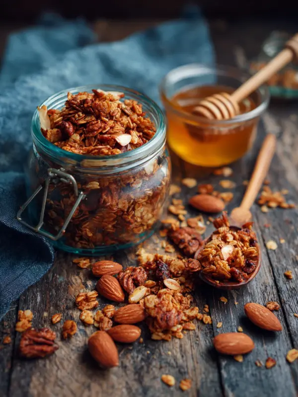 Why you'll love homemade granola with honey and almonds