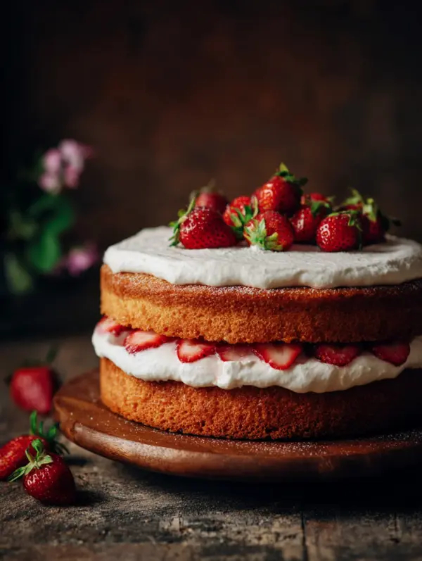 card recipe ingredients and instructions homemade strawberry cake from scratch