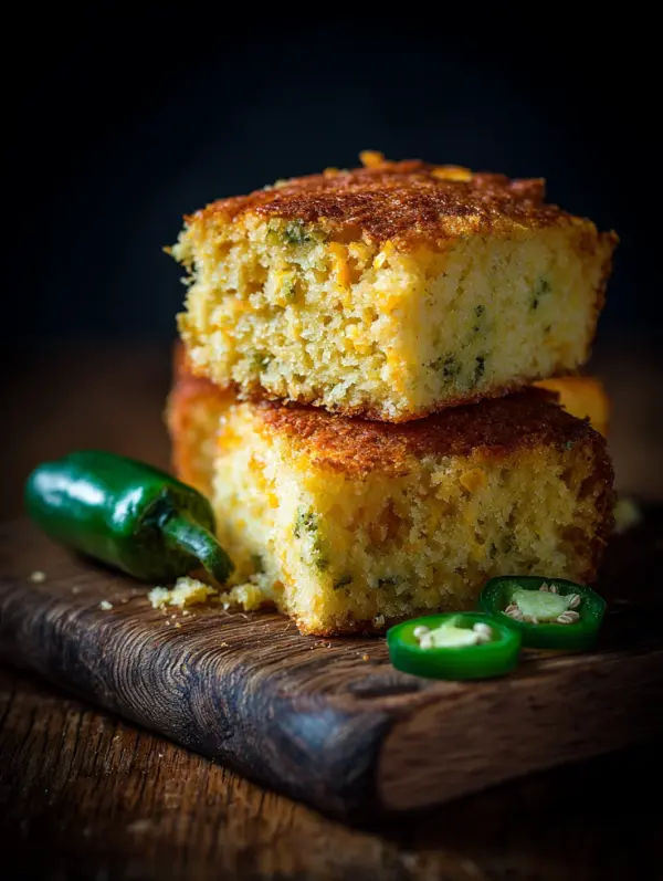 Jalapeño Cheddar Cornbread – Spicy Cheesy Cast Iron Recipe