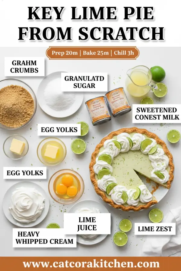 Key lime pie from scratch ingredients