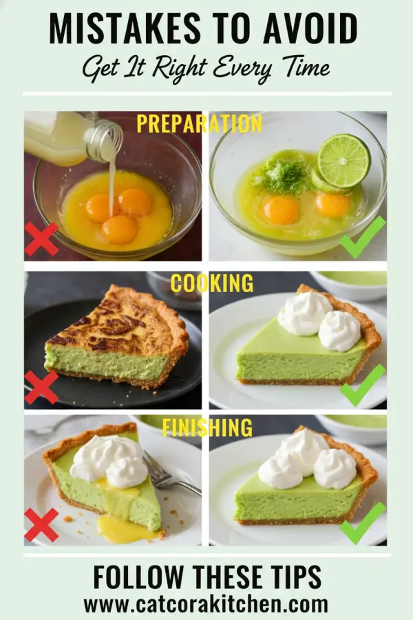 Key lime pie from scratch common mistakes