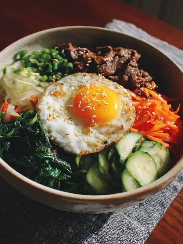 card recipe ingredients and instructions korean bibimbap rice bowl