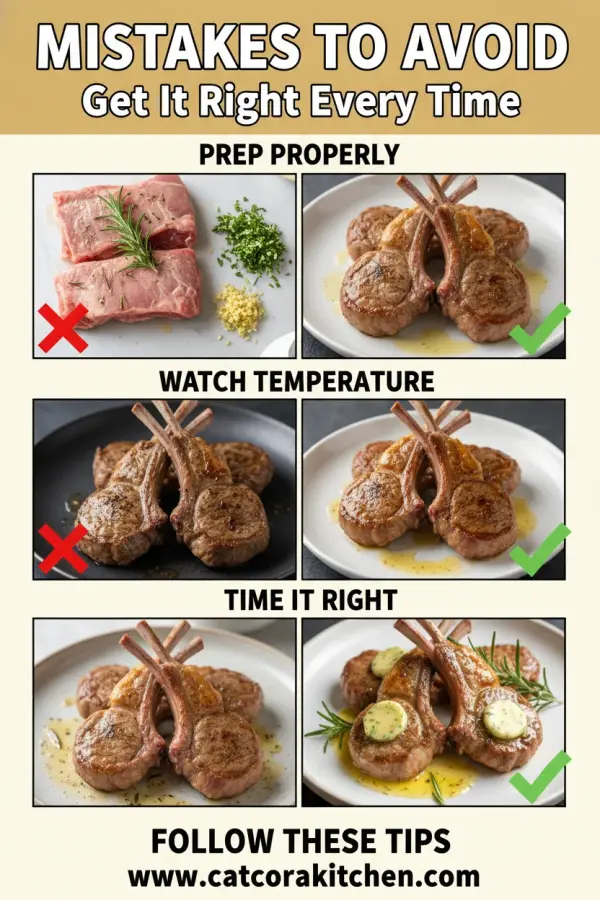 Lamb chops with rosemary garlic butter common mistakes