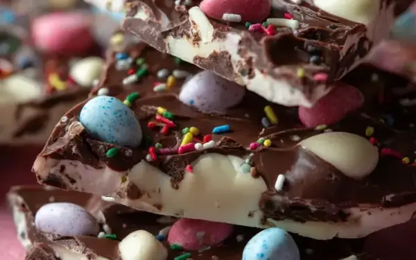 leftover easter candy bark