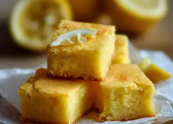 lemon brownies