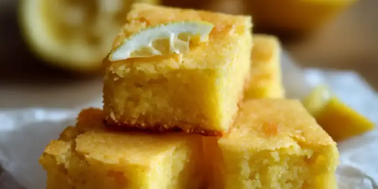 lemon brownies