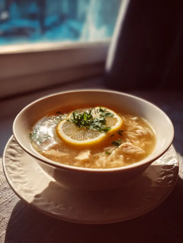 card recipe ingredients and instructions lemon chicken orzo soup