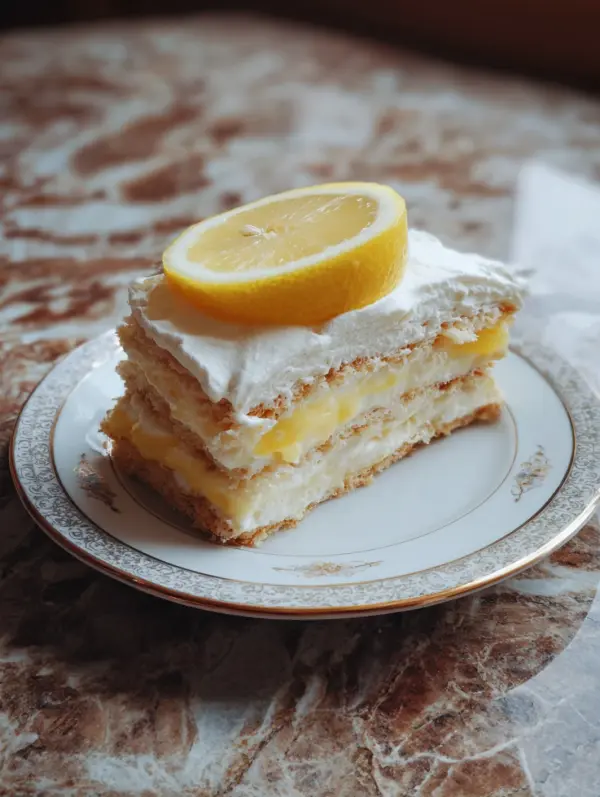 Lemon Eclair Cake – Easy No-Bake Graham Cracker Dessert