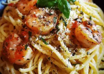lemon garlic butter pasta with shrimp
