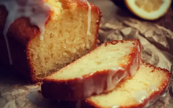 lemon pound cake with lemon glaze