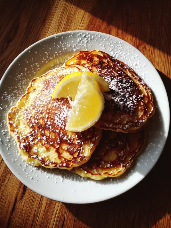 card recipe ingredients and instructions lemon ricotta pancakes