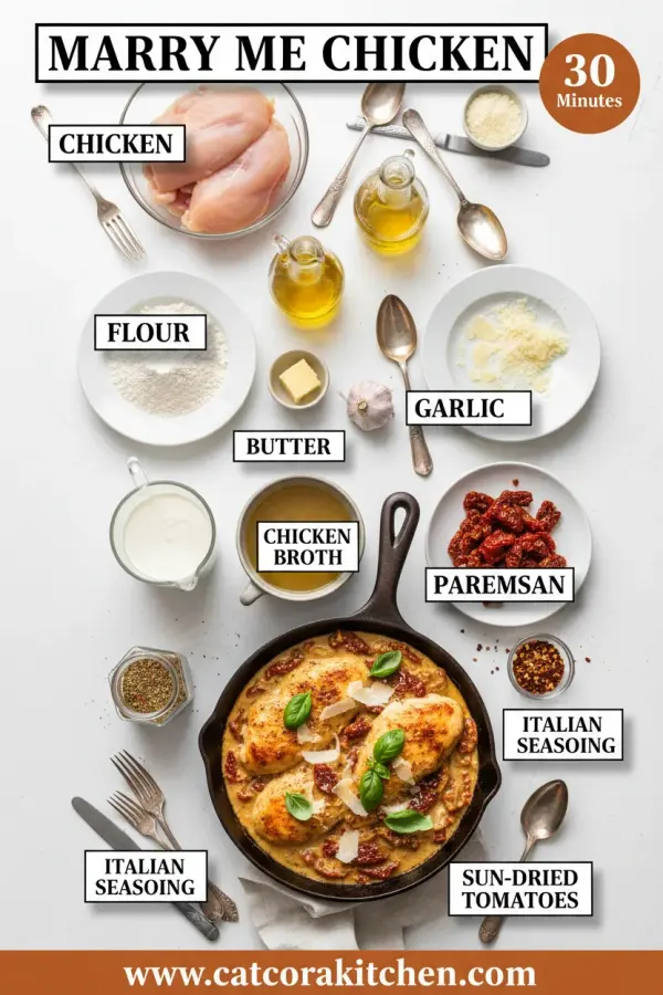 Marry me chicken ingredients