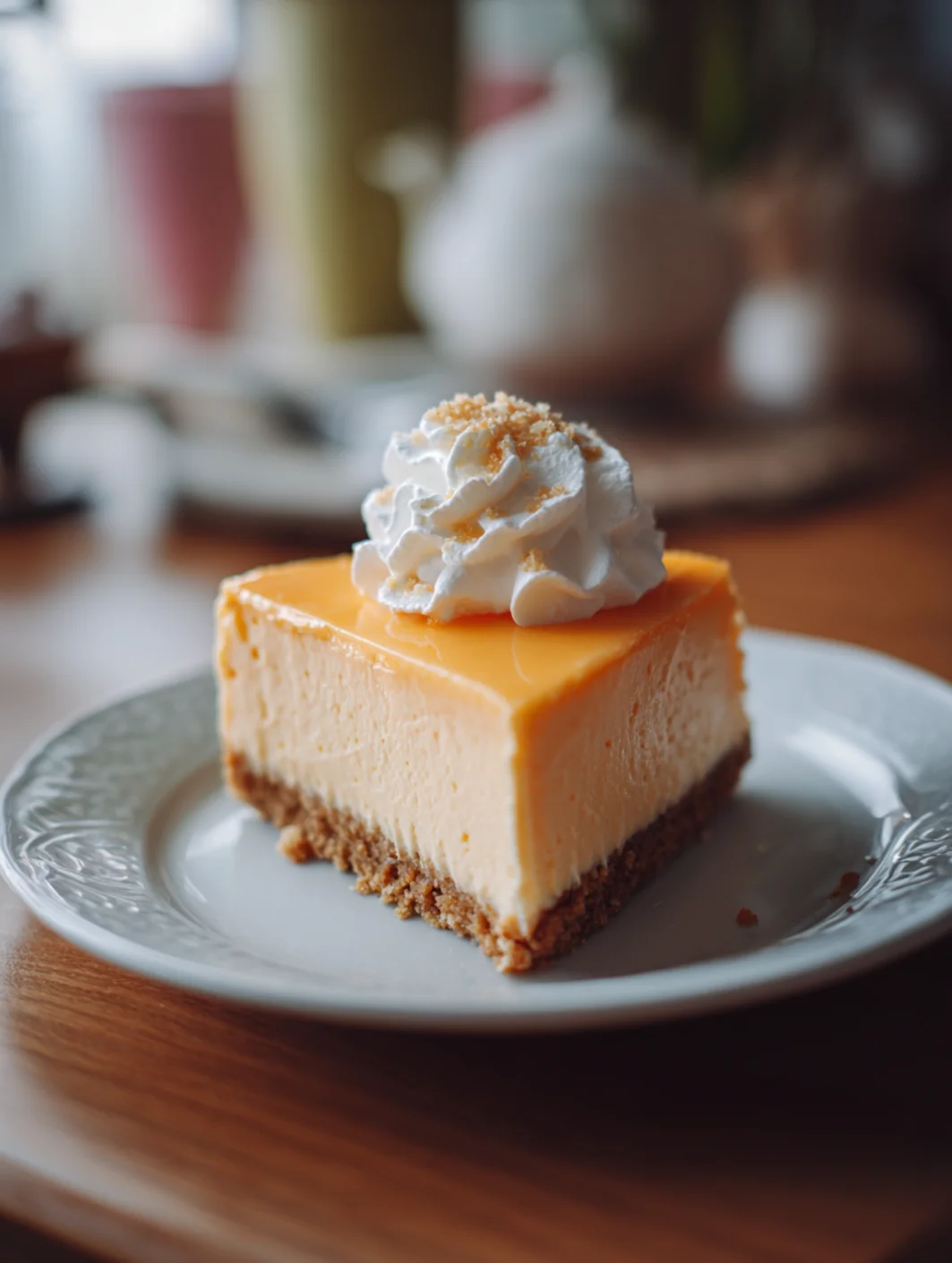 No-Bake Orange Creamsicle Cheesecake