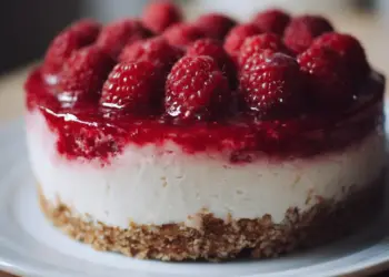 no bake raspberry cheesecake