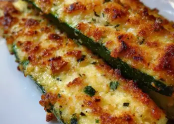 parmesan crusted zucchini
