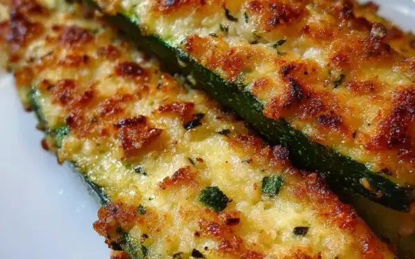 parmesan crusted zucchini