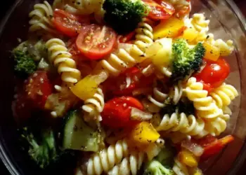 pasta salad with Italian dressing