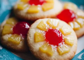 pineapple upside down sugar cookies
