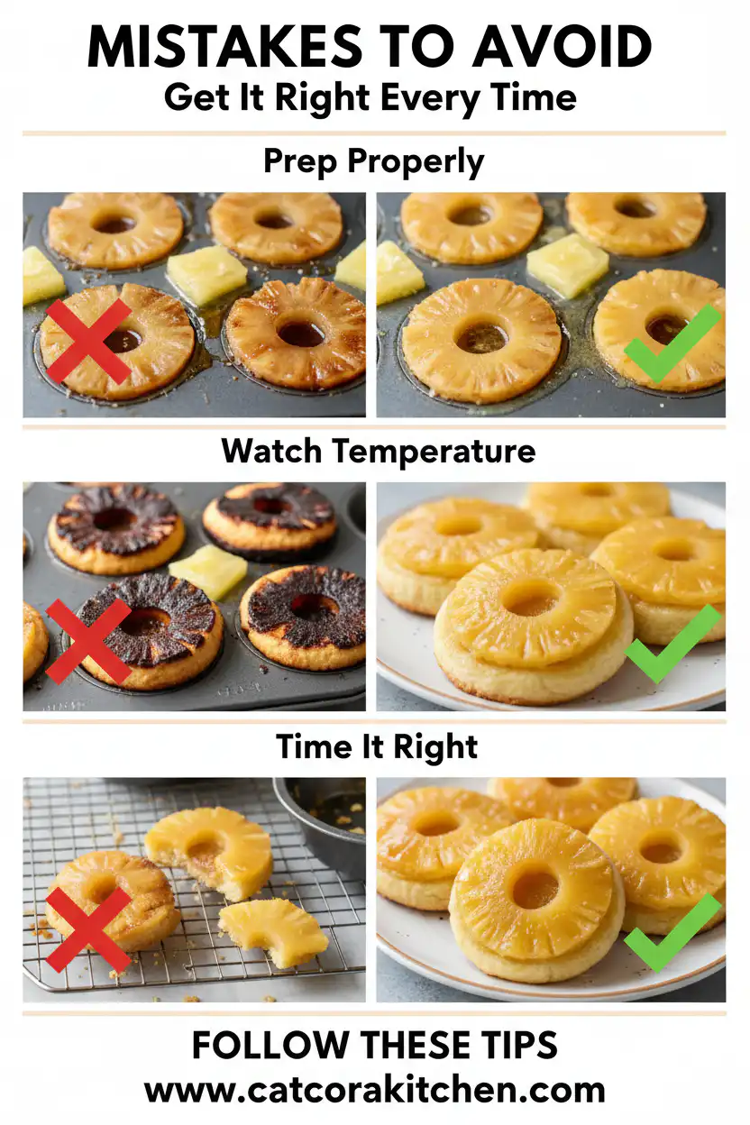 Pineapple upside down sugar cookies common mistakes
