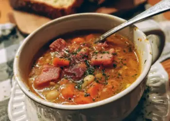 post-easter ham and bean soup
