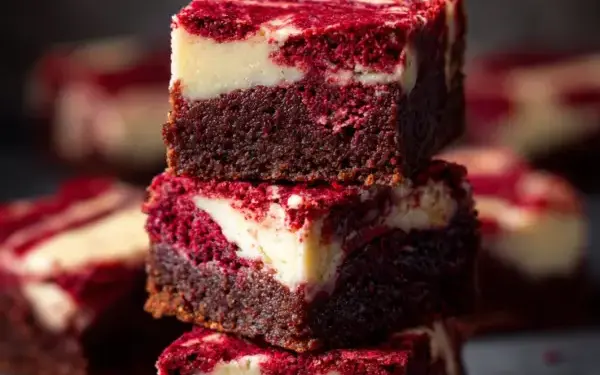 red velvet cheesecake brownies