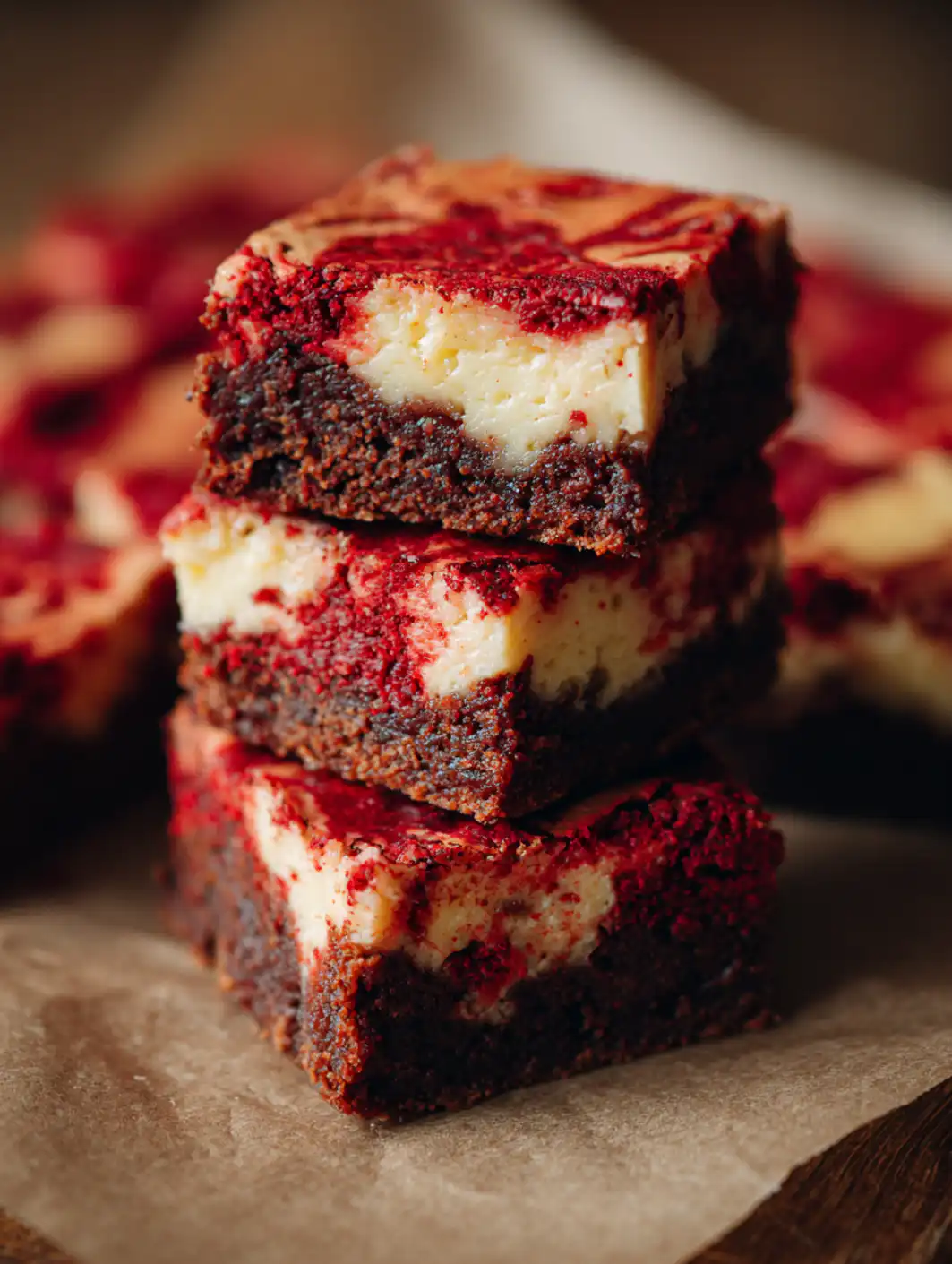 Red Velvet Cheesecake Brownies